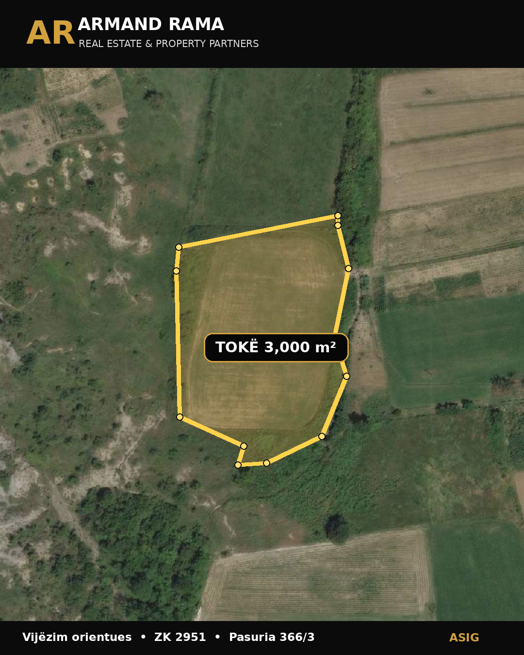 Shitet tokë 3,000 m² në Pezë të Madhe – miniaturë 7